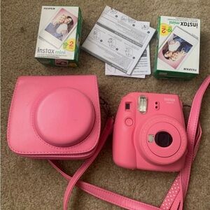 instax mini 9 camera with case and film